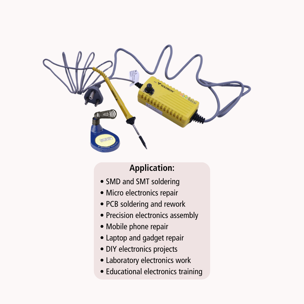 Soldron SMPS Micro Soldering Station 4W–18W Variable Wattage ESD Safe