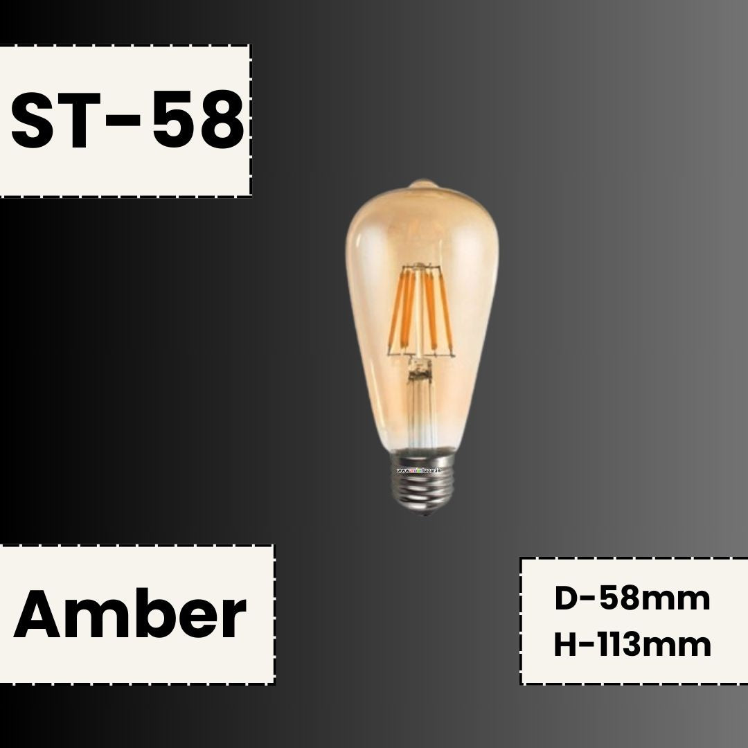 LED Vintage Edison Filament Light Bulb E27 - 4W / 220V