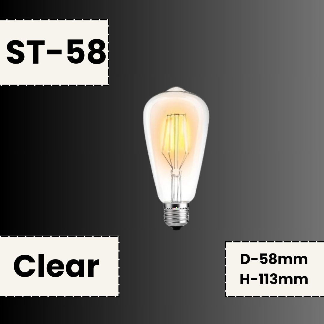 LED Vintage Edison Filament Light Bulb E27 - 4W / 220V