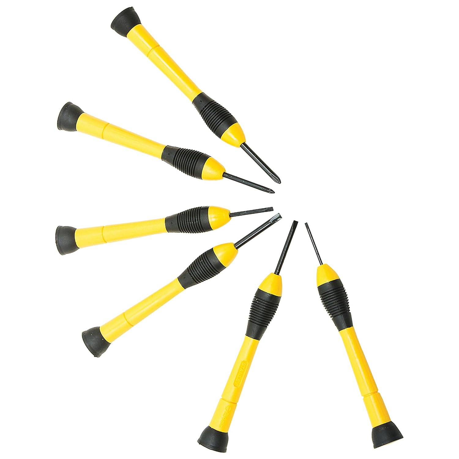 STANLEY 66-052 6pcs Bi-Material Handle Precision Screwdriver Set