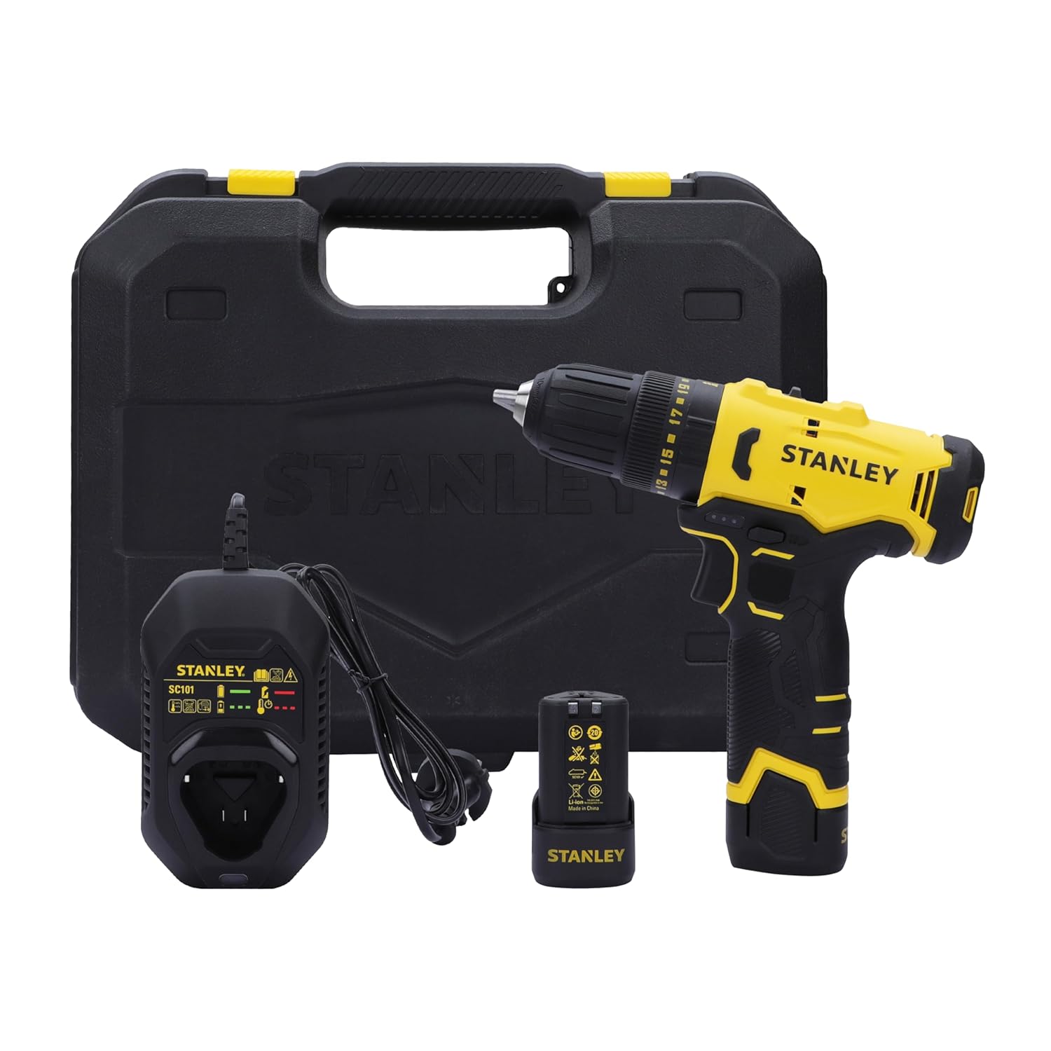 STANLEY SCH10D (12V) Brushed Cordless Hammer Drill Driver
