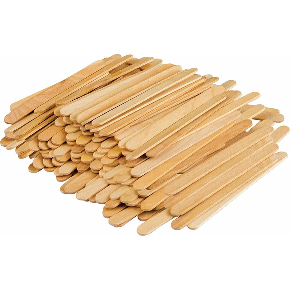 Low-Cost Wooden Popsicle Stick Basic (Pack of 50)