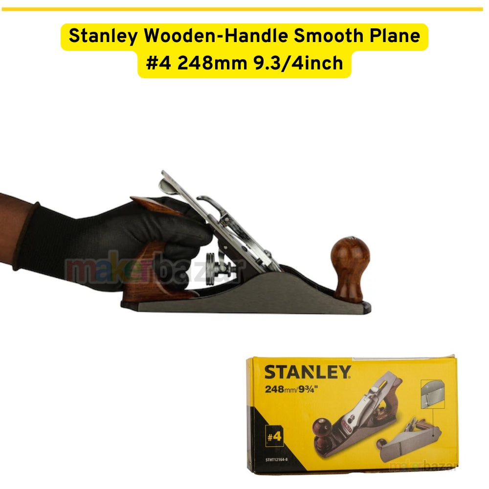 Stanley Wooden-Handle Smoothing Planer Tool