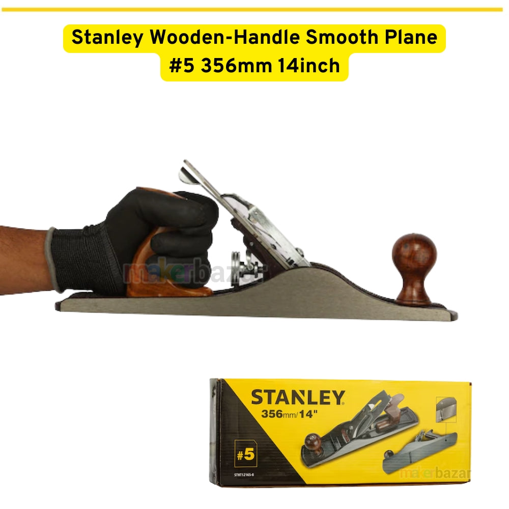 Stanley Wooden-Handle Smoothing Planer Tool