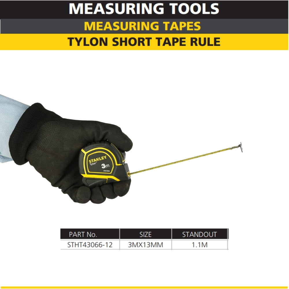 Stanley Short Measuring Tape with Lock