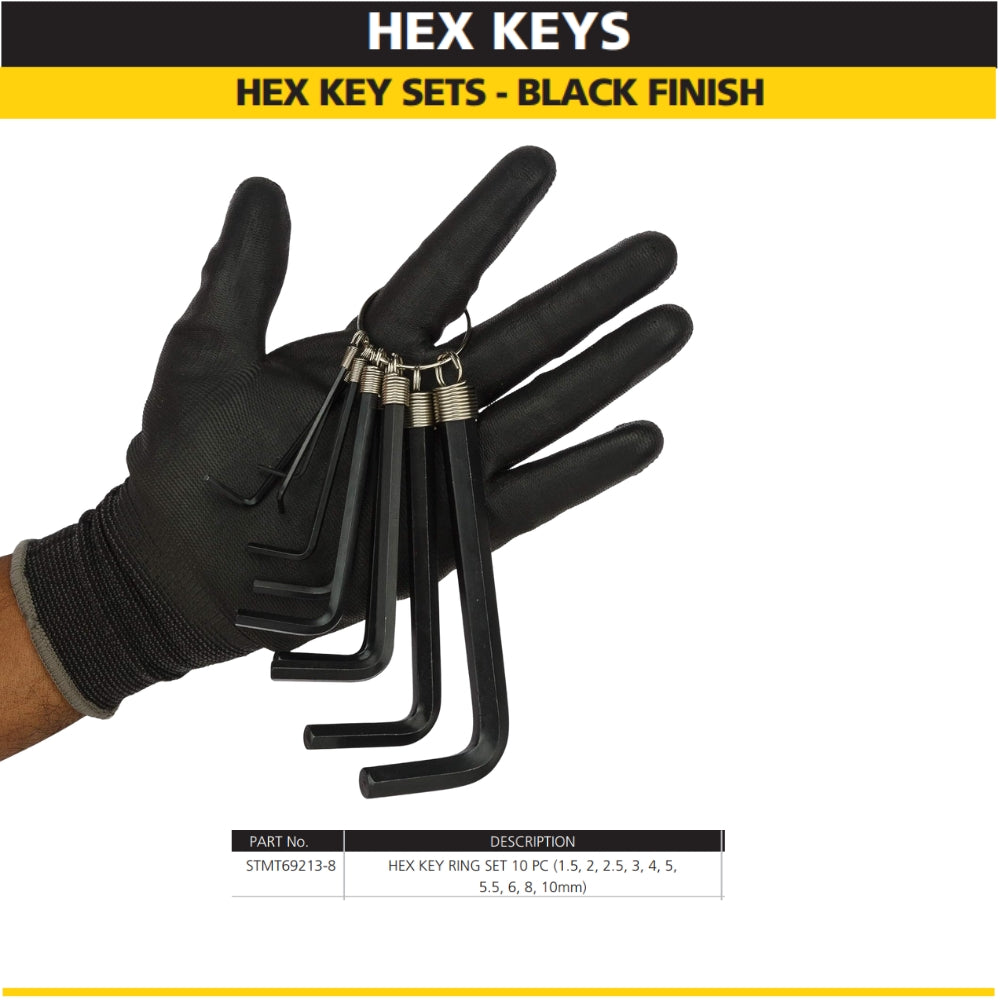 Stanley: Allen Hex Key Set - Black Finish