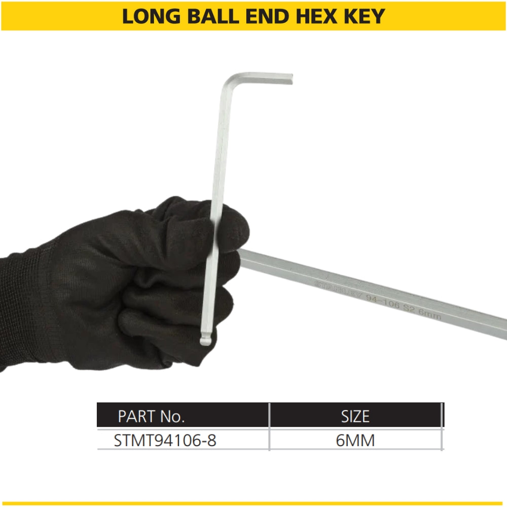 Stanley Long Spherical Ball-End Hex-Key