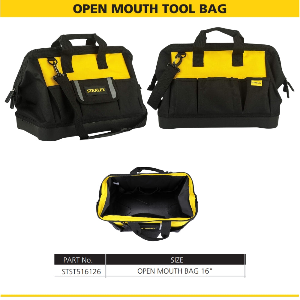 Stanley Multipurpose Tools Storage Water Proof Open Mouth Bag