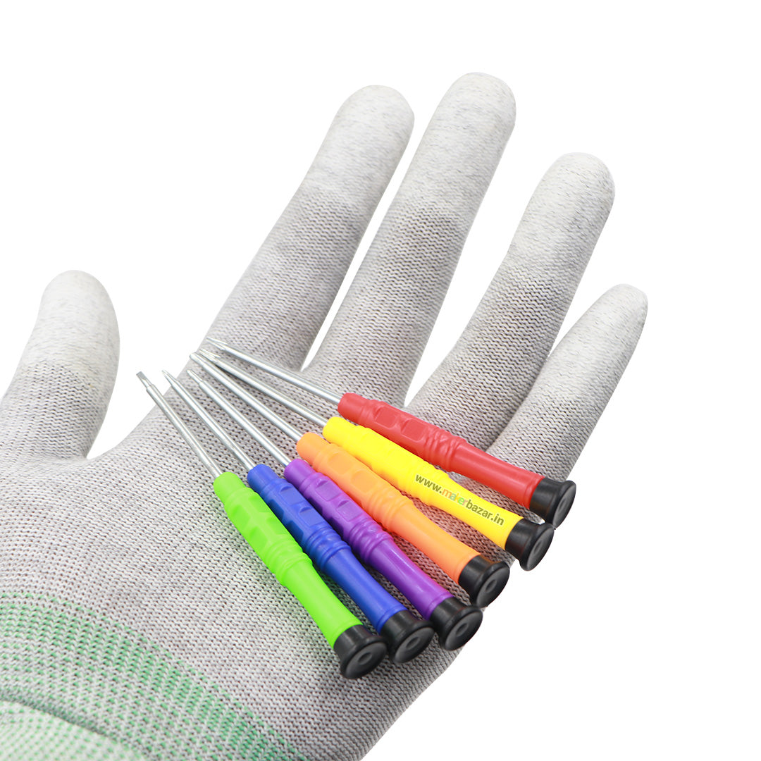 Generic: 6pcs Precision Mini Screwdriver Set (Plastic Handle)