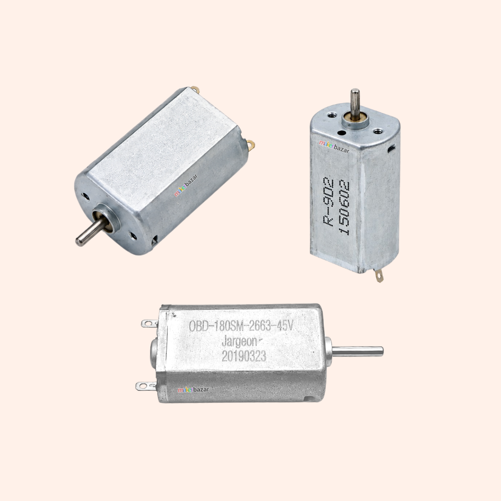 Sealed Metal Body DC Motor 36x20x16mm 3V-6V