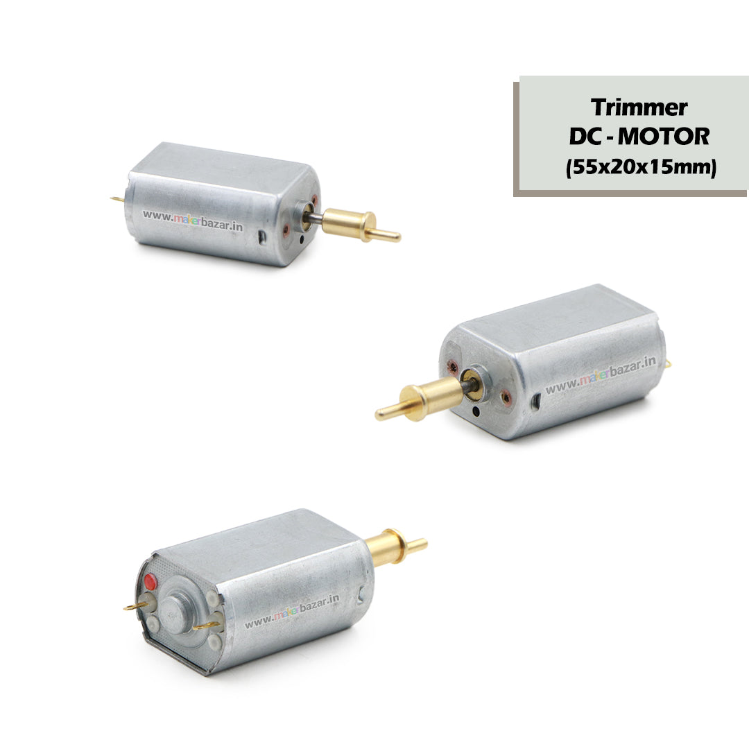 Metal Body DC Trimmer Motor 20x15mm