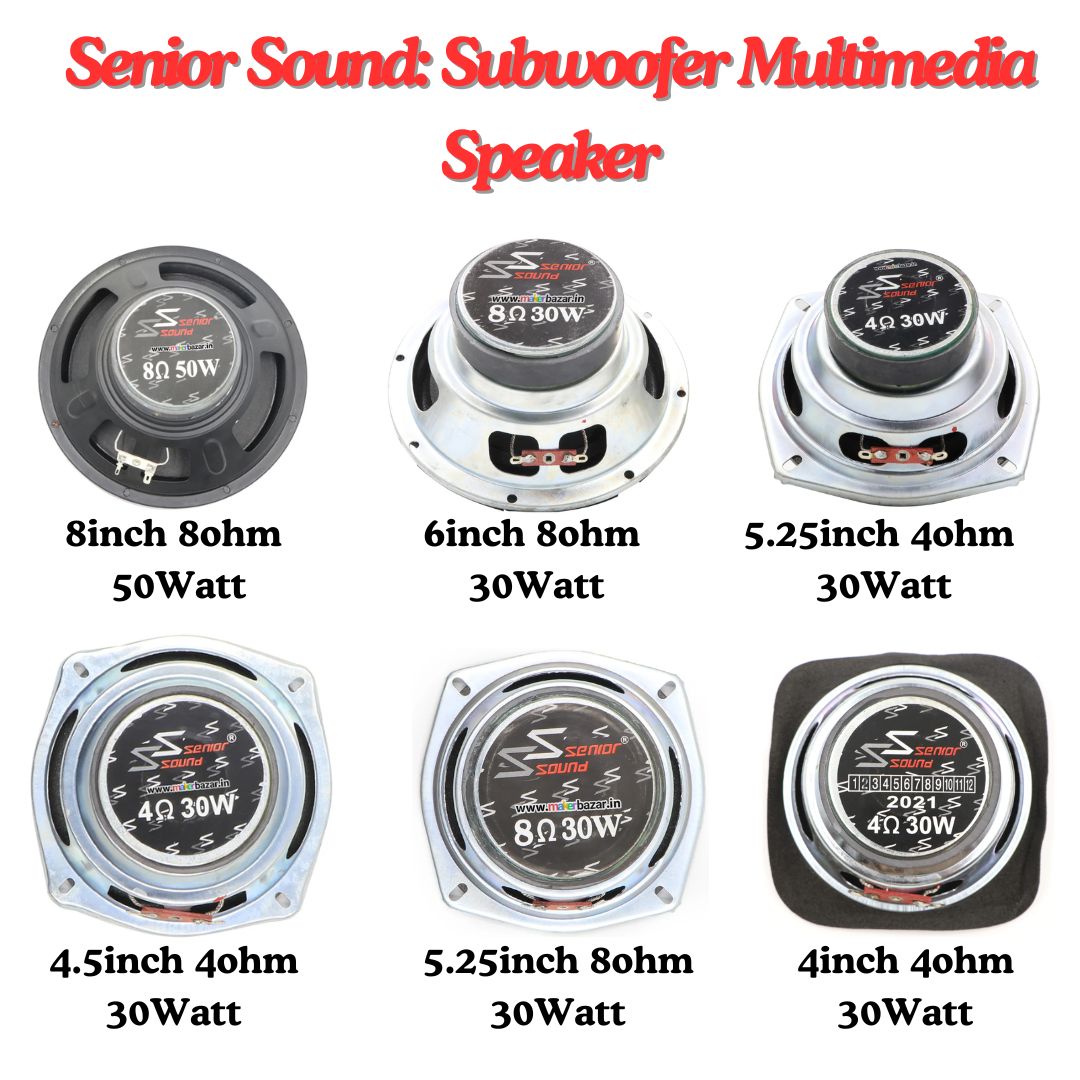 Senior Sound: Subwoofer Multimedia Speaker