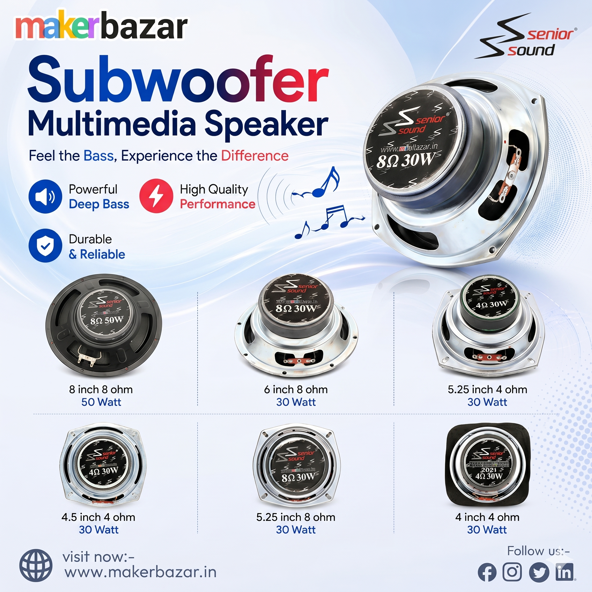 Senior Sound: Subwoofer Multimedia Speaker