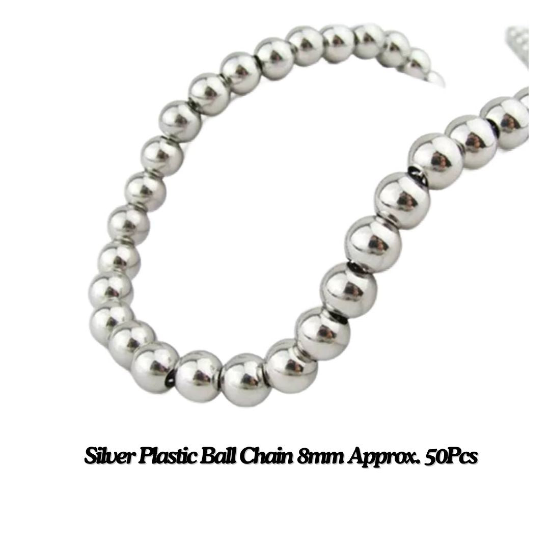 DIY Plastic Beads for Jewelry Making Ball Chain