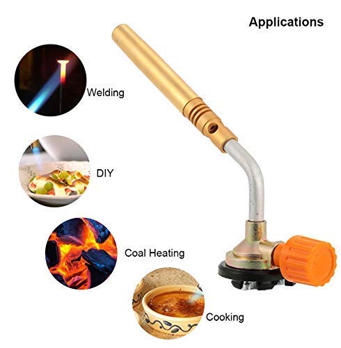 Butane/LPG Single Nozzle Brazing Blow Torch with Manual Ignition Torch