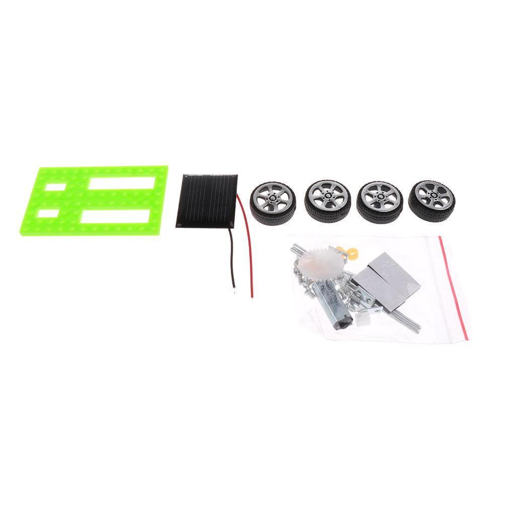 Mini Solar Powered DIY Toy Car Kit