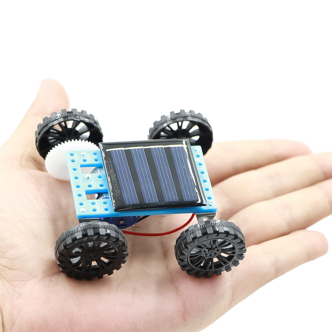 Mini Solar Powered DIY Toy Car Kit