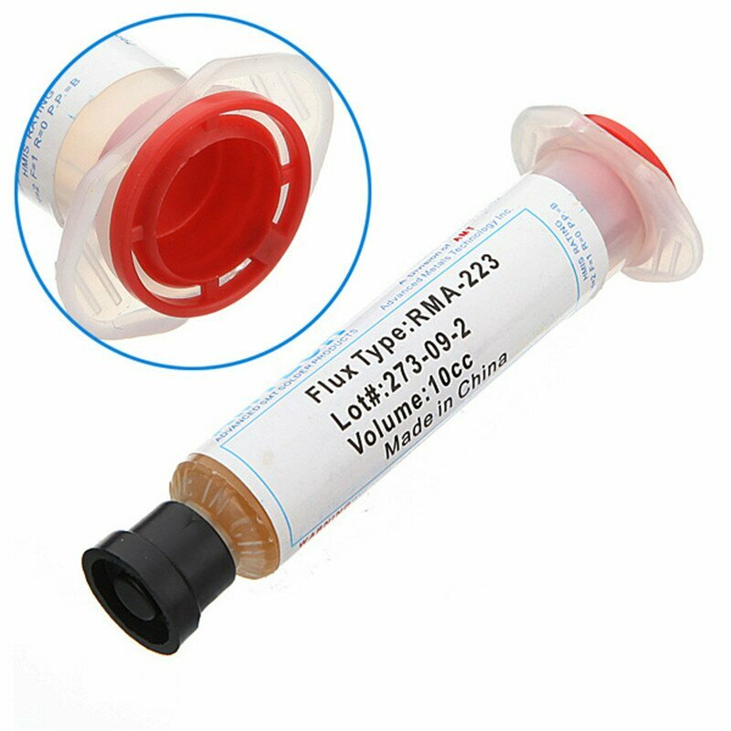 RMA-223 10cc Lead-Free No-Clean Solder Flux Paste Syringe Tube