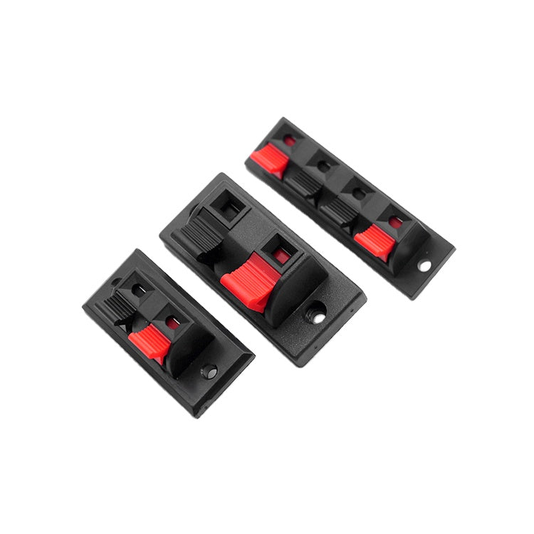 Press-Push-Type Speaker Terminal Block Spring Release Connector