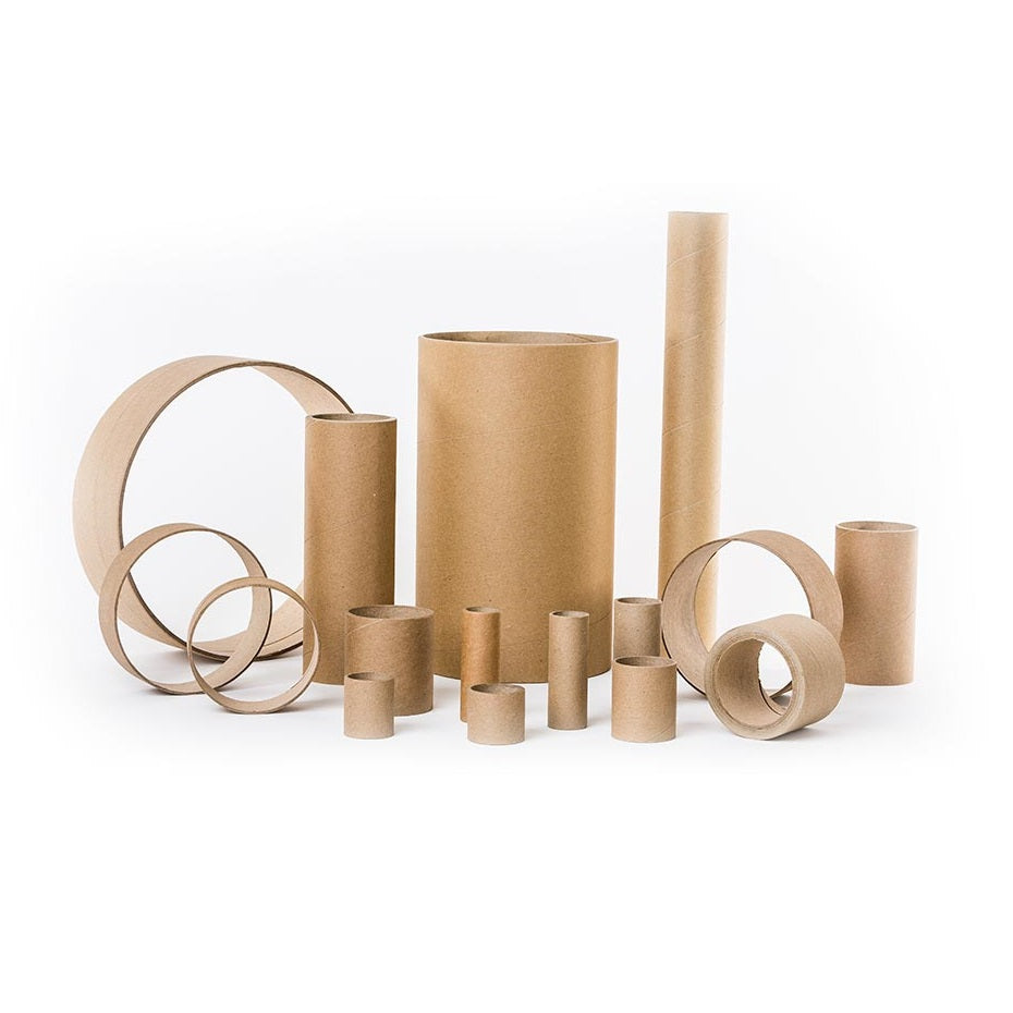 Cardboard Round Tubes for Crafts, DIY Paper Roll