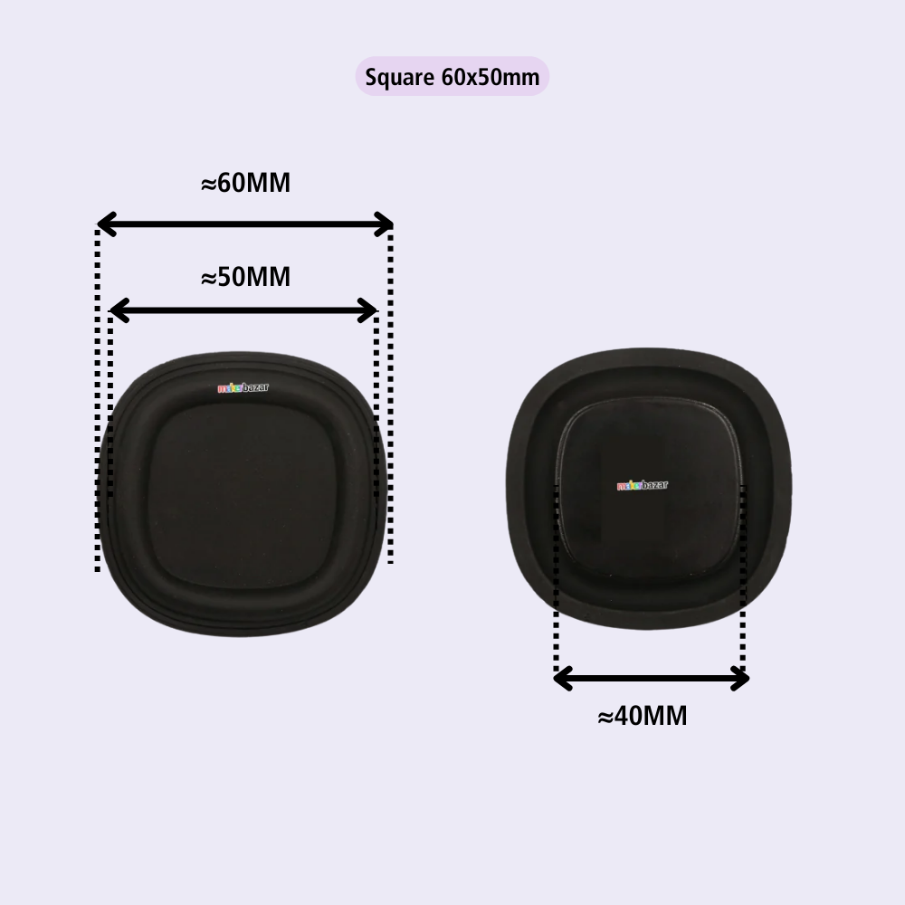 Rubber Passive Radiator Bass Vibration Plates