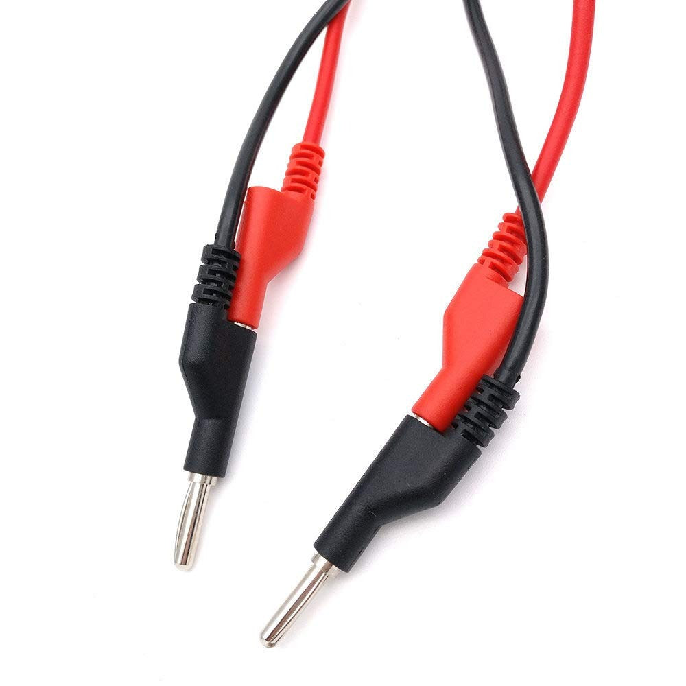 Stackable Banana Plug Male to Male Connector Probe (Pair)