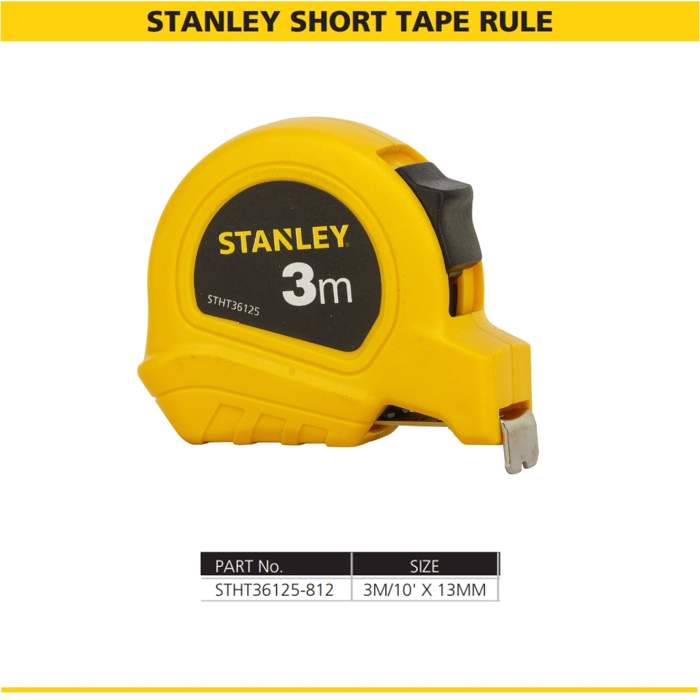 Stanley Short Measuring Tape with Lock