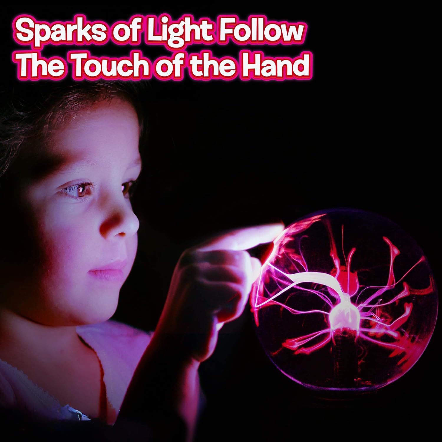 Plasma Globe Lamp – Static Electricity Lightning Ball for Decoration & Science Experiments