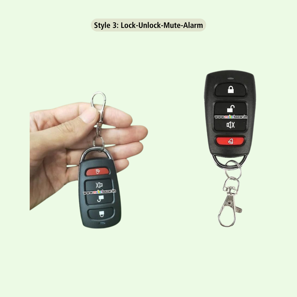 433Mhz 4-Channel RF Transmitter Remote Module