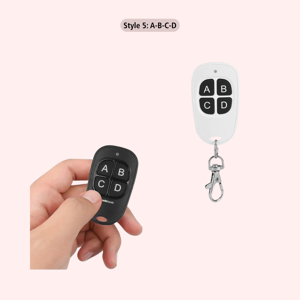 433Mhz 4-Channel RF Transmitter Remote Module