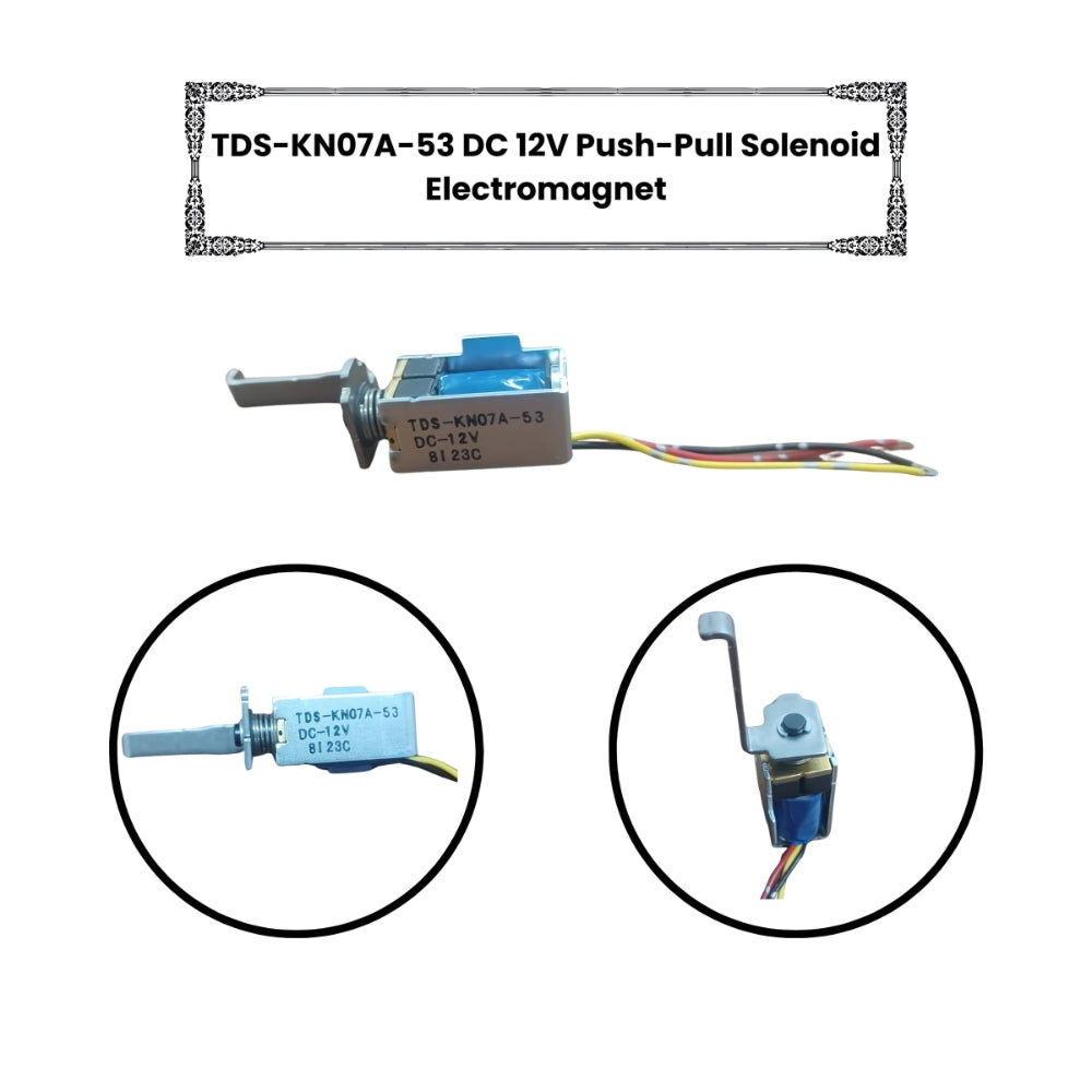TDS-KN07A-53 DC 12V Push-Pull Solenoid Electromagnet
