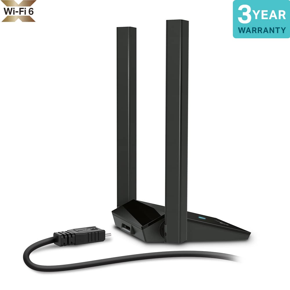 TP-Link AX1800 Wi-Fi 6 Dual Antennas High Gain Wireless USB 3.0 Adapter