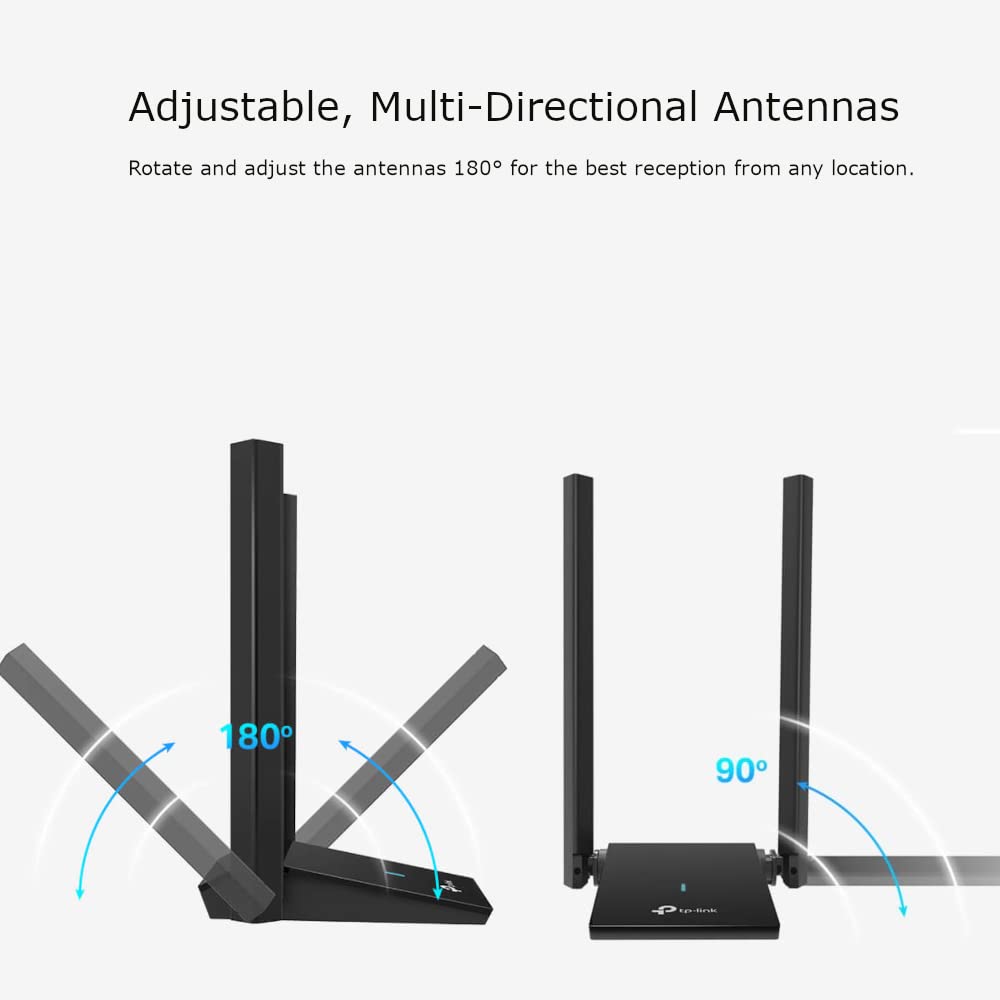 TP-Link AX1800 Wi-Fi 6 Dual Antennas High Gain Wireless USB 3.0 Adapter