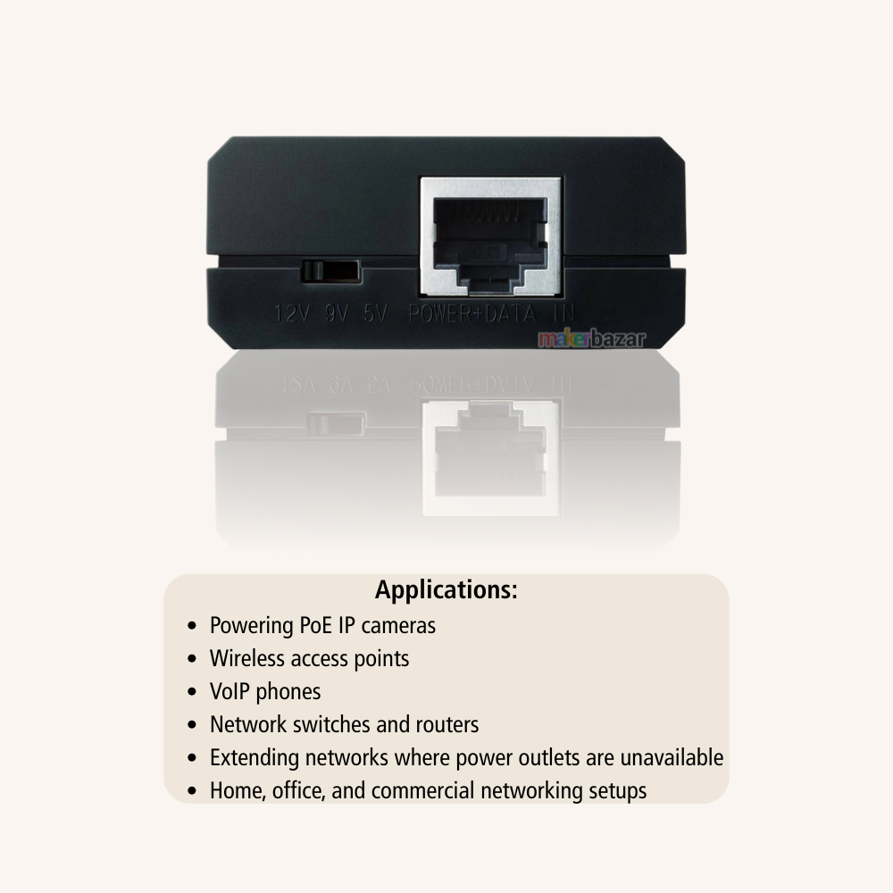 TP-Link TL-POE150S Gigabit PoE Injector IEEE 802.3af