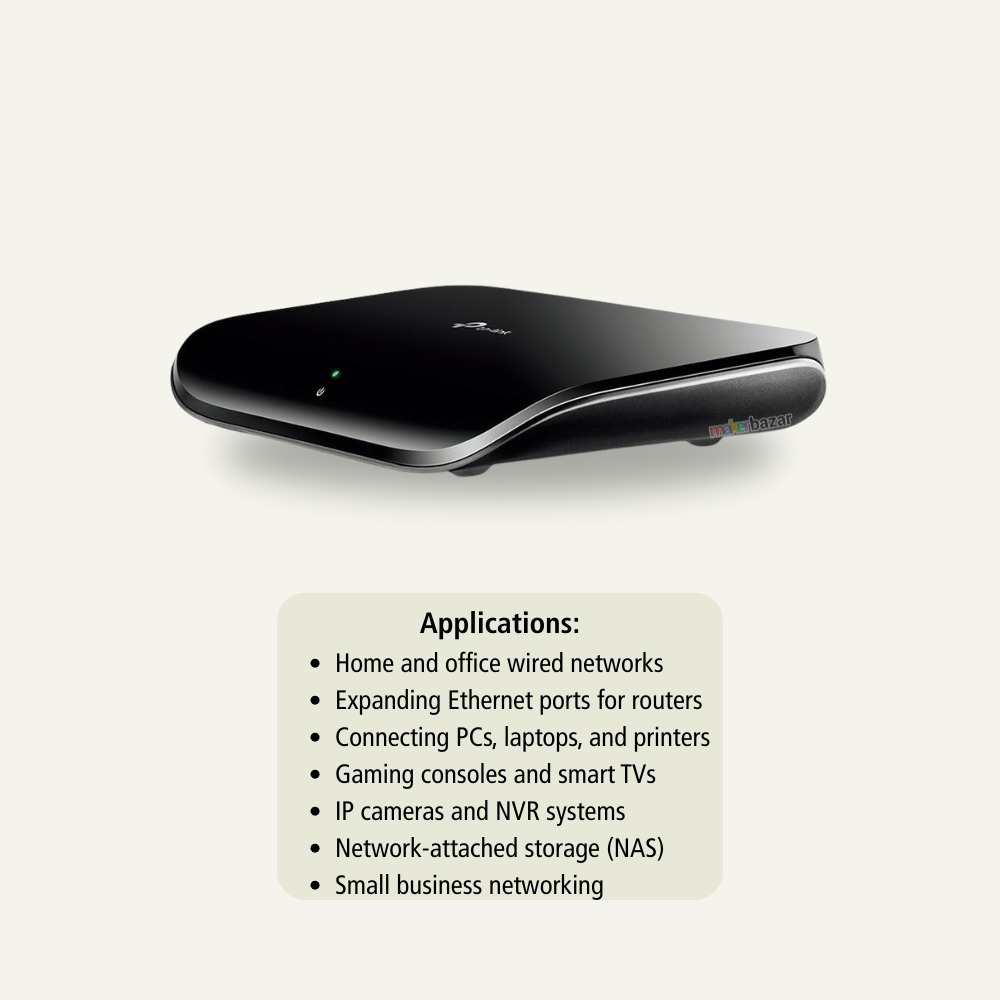 TP-Link TL-SG1005D 5-Port Gigabit Ethernet Switch Hub