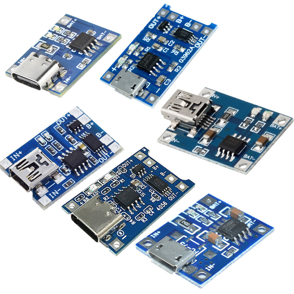 TP4056 1A Charging Module for 3.7V Li-ion Battery - Image 1