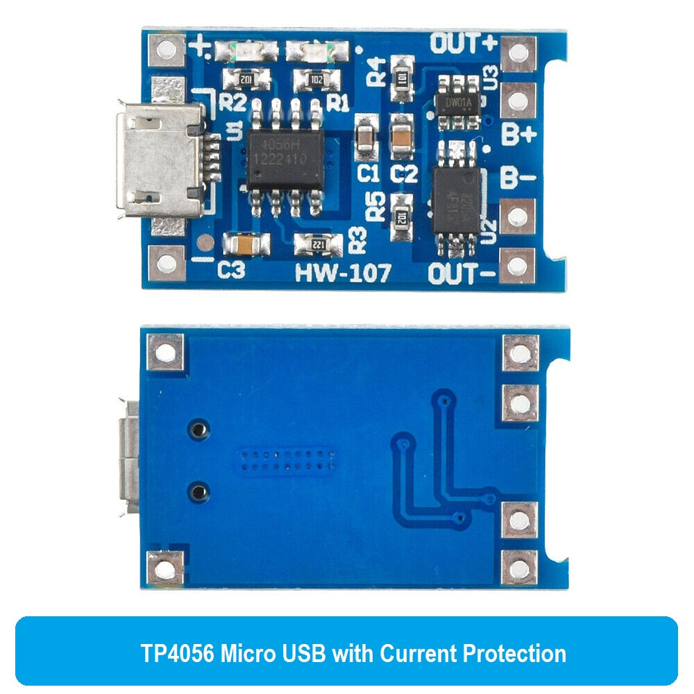 TP4056 1A Charging Module for 3.7V Li-ion Battery