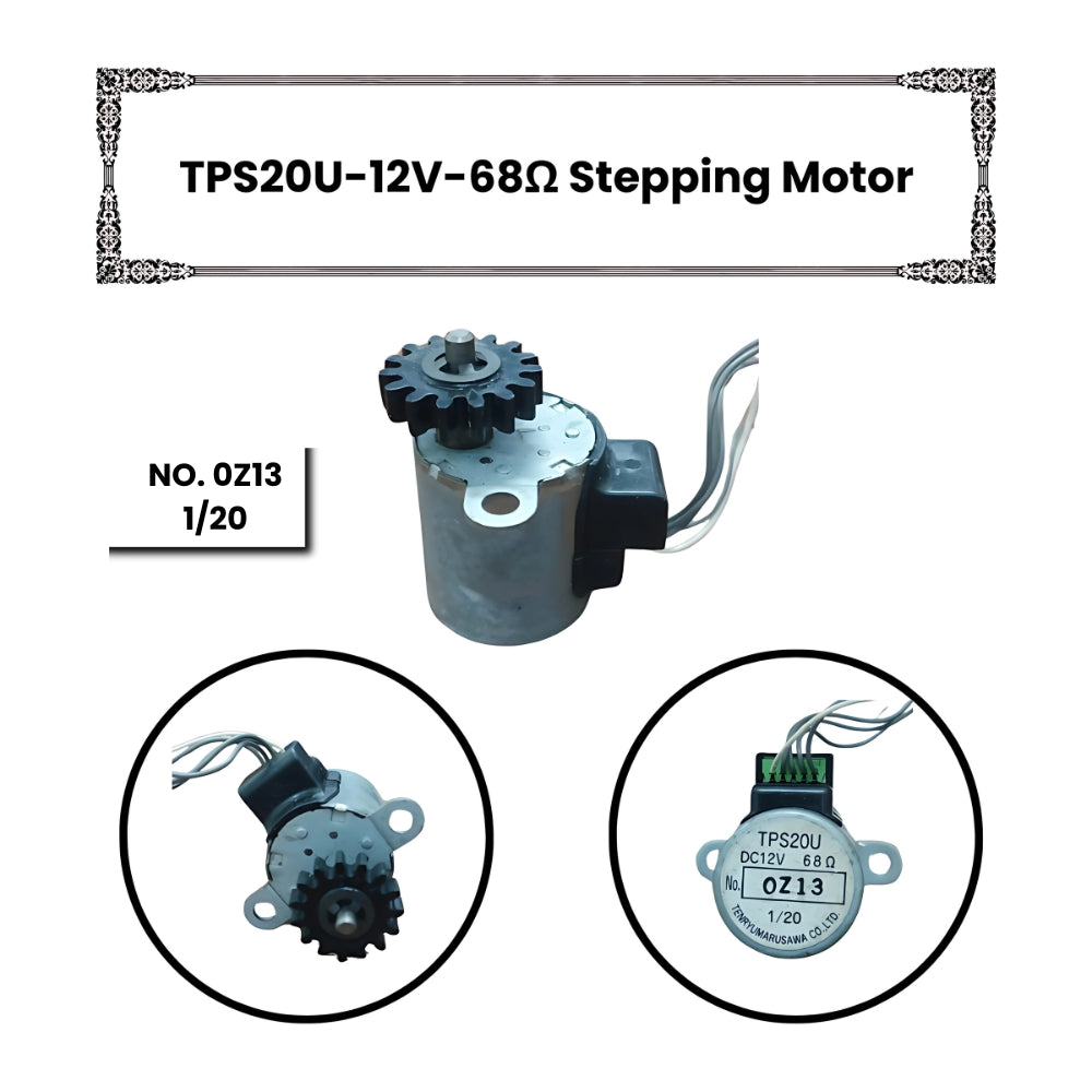 Refurbished: TPS20U-12V-68Ω Stepper Gear Motors