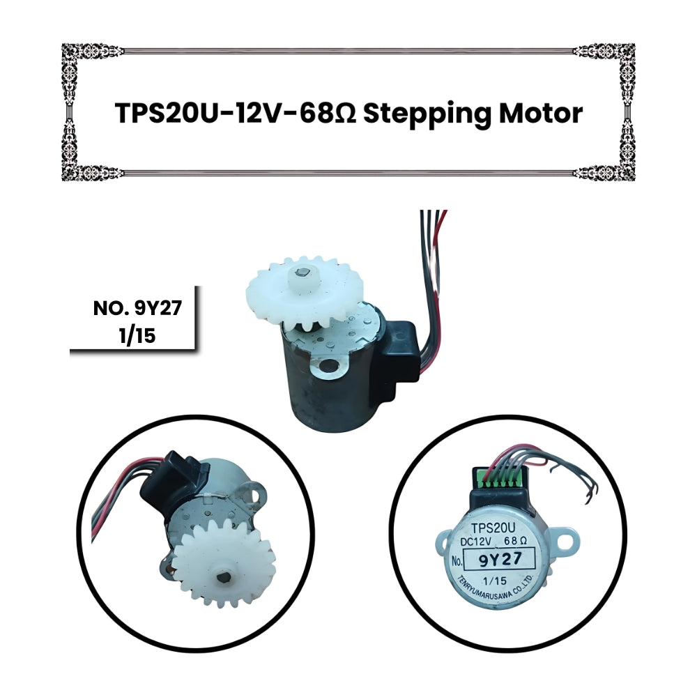 Refurbished: TPS20U-12V-68Ω Stepper Gear Motors