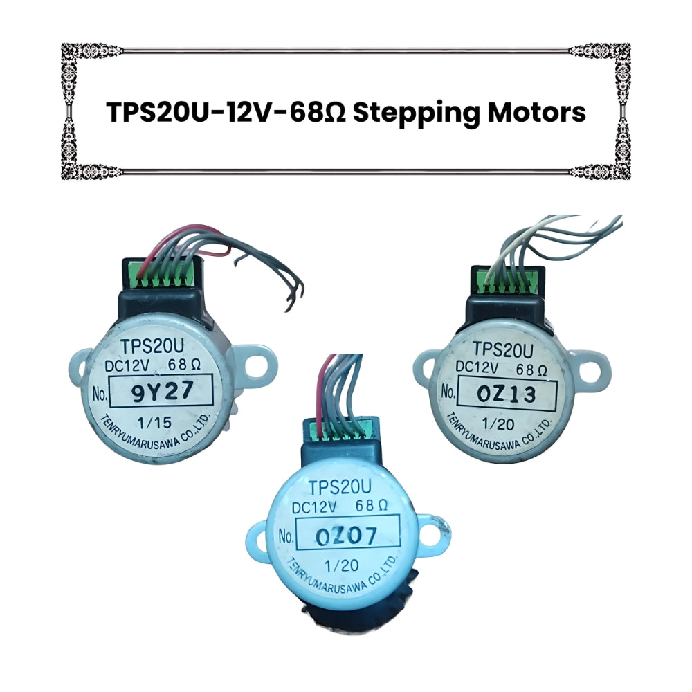 Refurbished: TPS20U-12V-68Ω Stepper Gear Motors