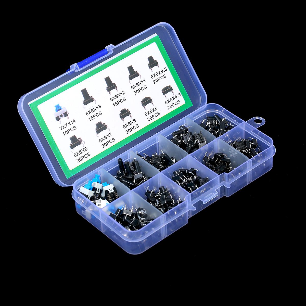 Tactile Switch Push Button Assorted Kit