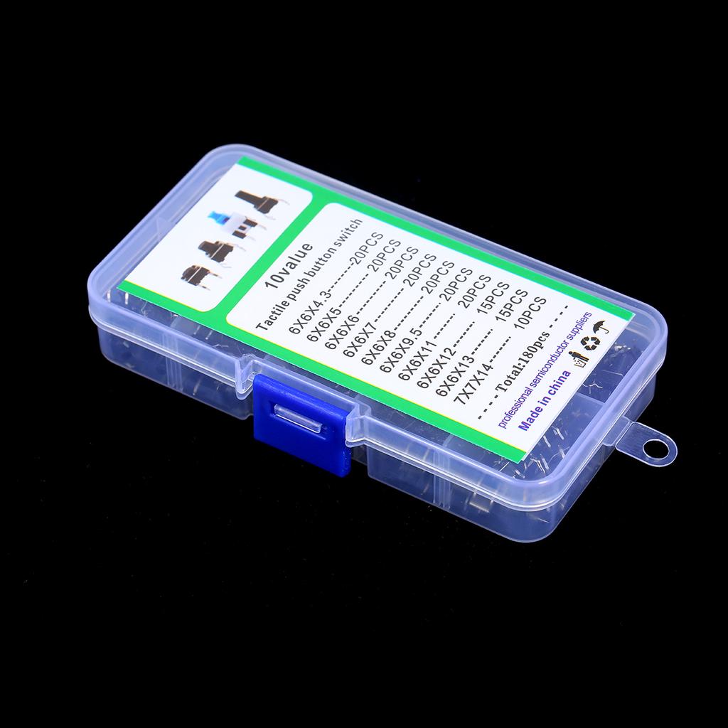 Tactile Switch Push Button Assorted Kit