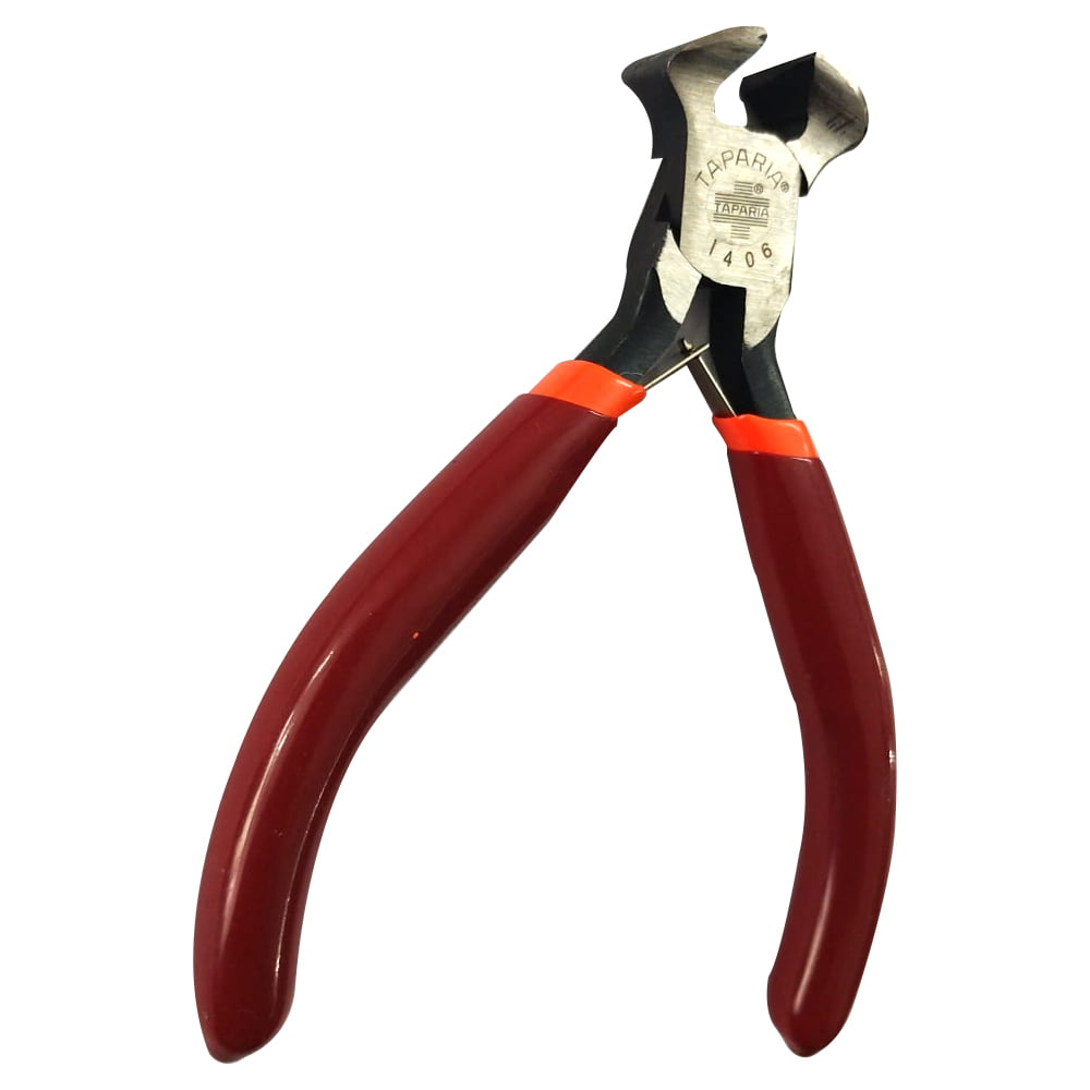 Taparia: 1406 End Cutting Mini Pliers With Two Color Dip Coated Sleeve 100mm/3.9inch
