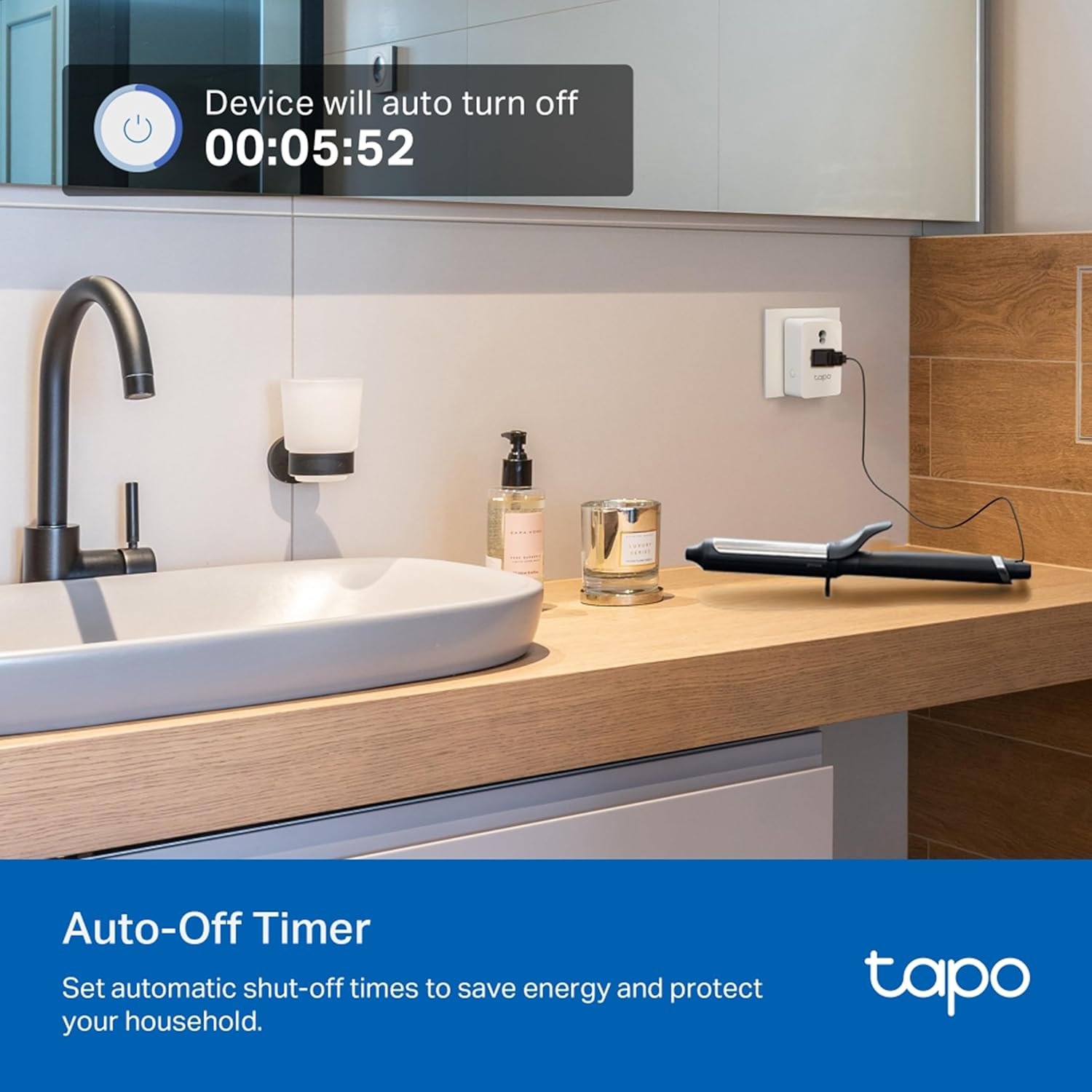Tapo: P110 16A Mini Smart Wi-Fi Plug with Energy Monitoring