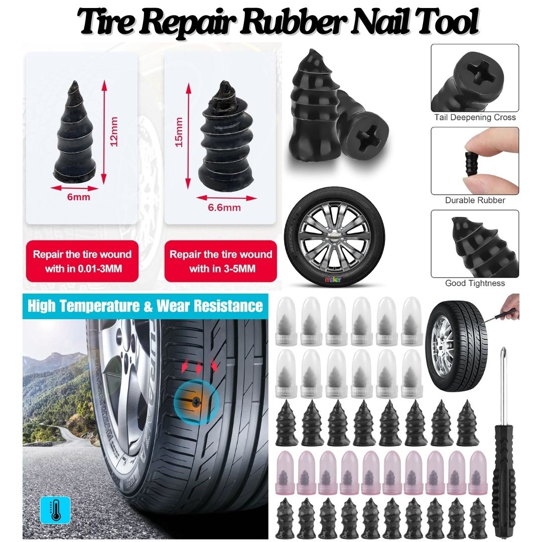 Buy Quick Tire Repair Rubber Nail for Cars Makerbazar