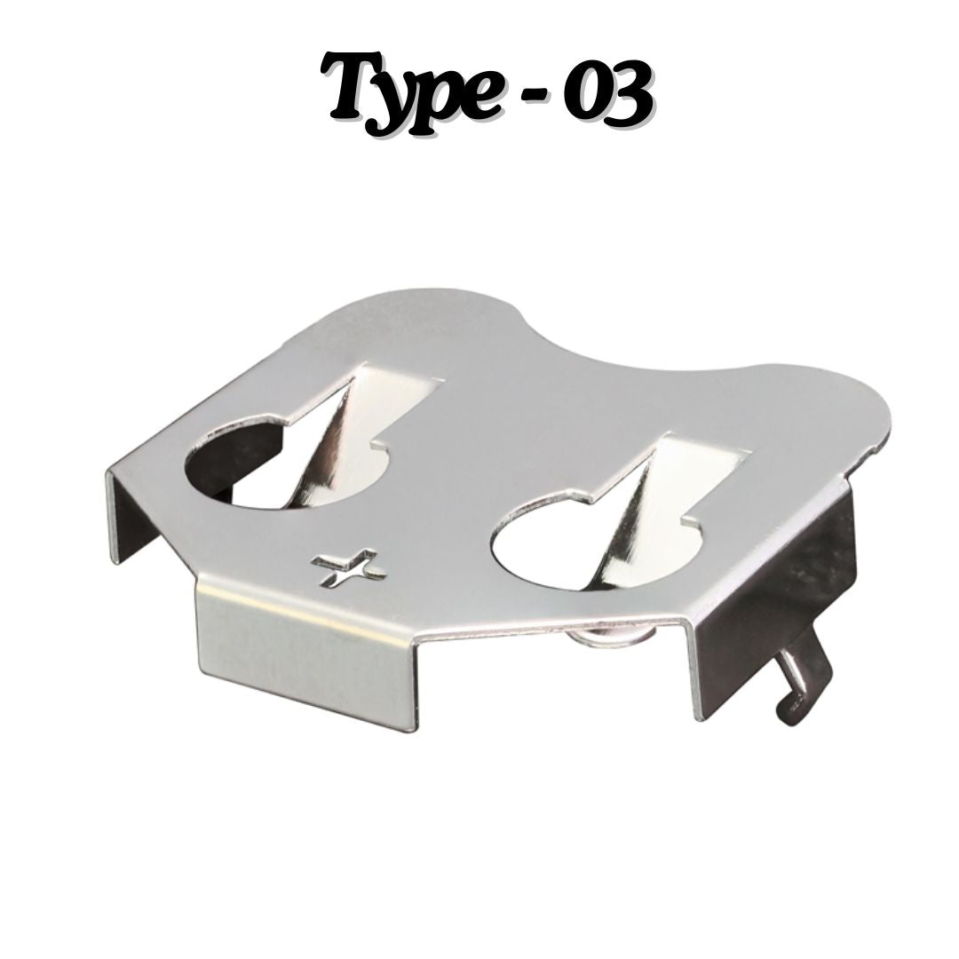 CR2032 SMD Coin Cell Battery Holder Metal Cap