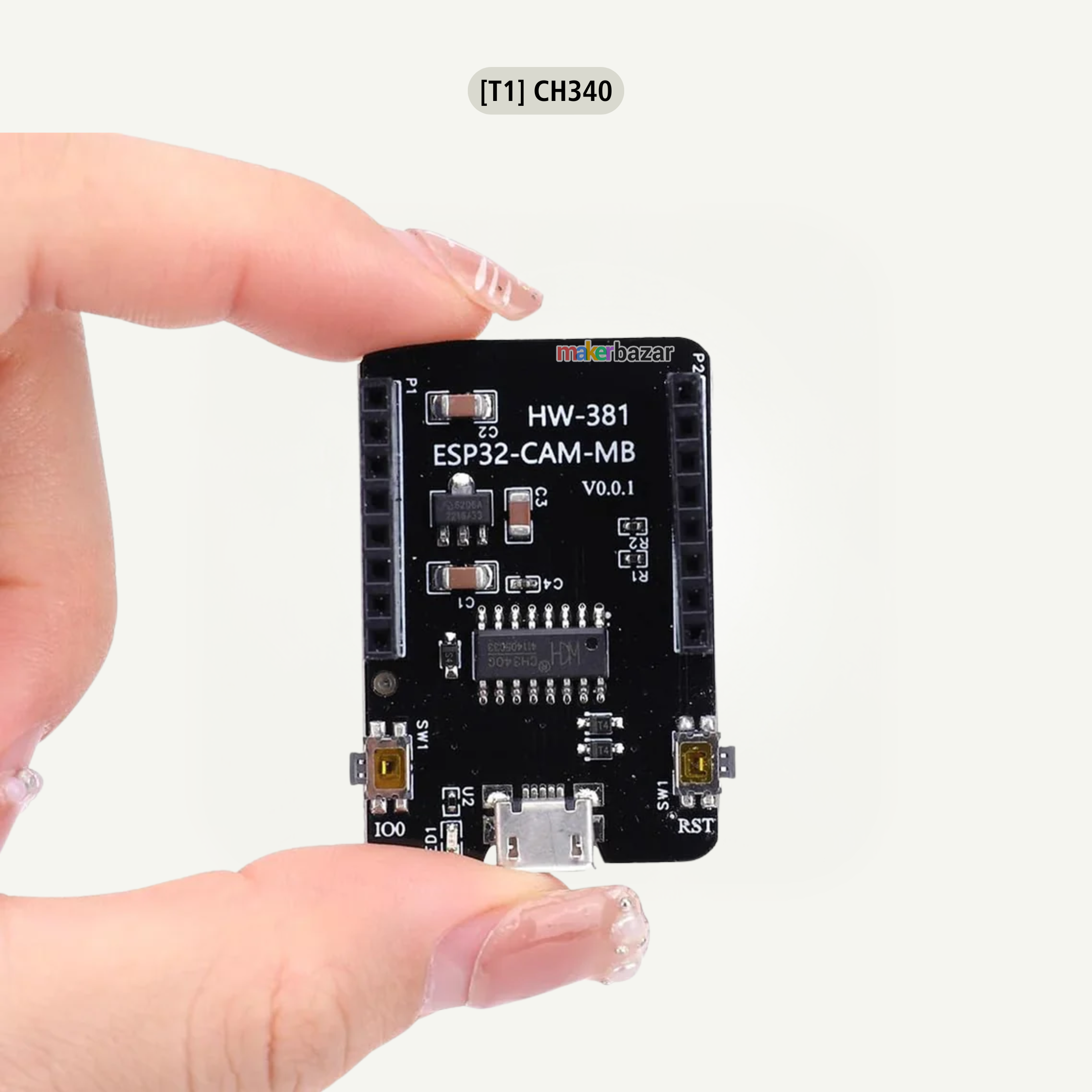 ESP32-CAM-MB MICRO USB Download Module for ESP32 CAM Development Board