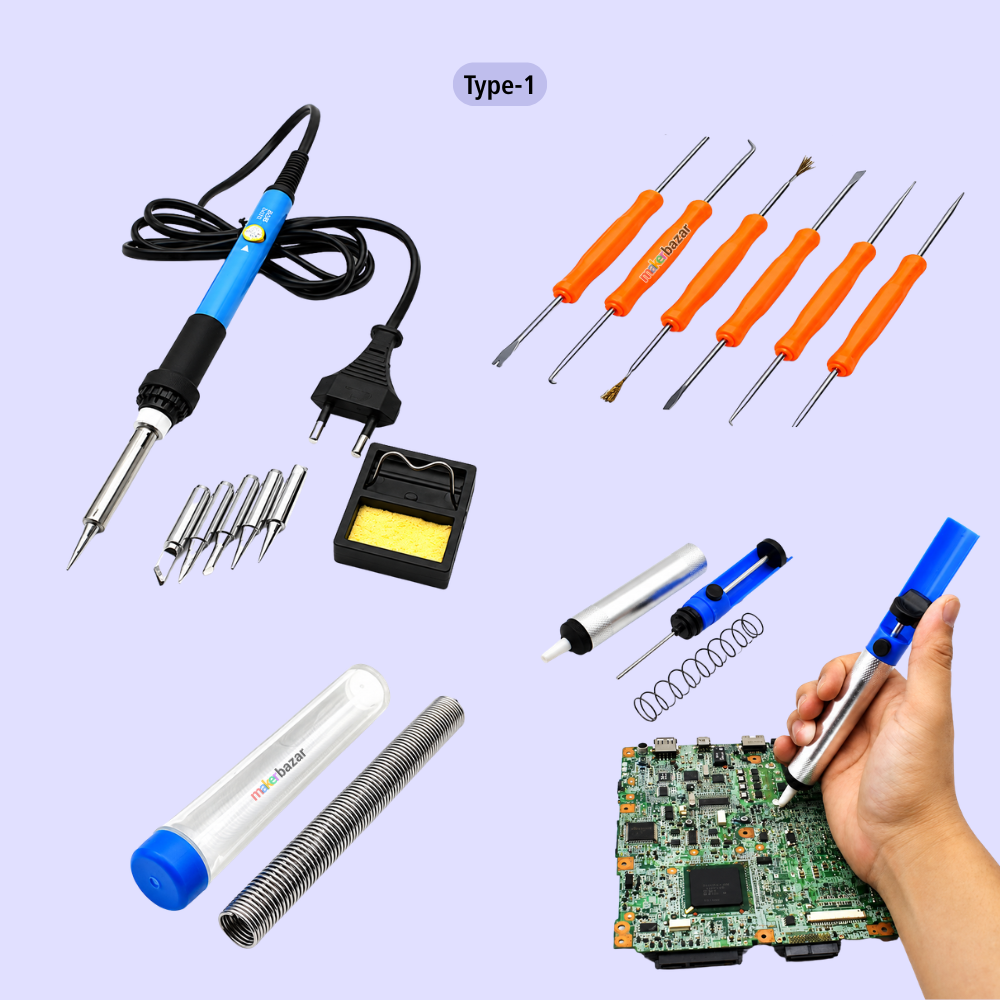 MBSIK01 - Temperature Controlled Soldering Iron with Accessories Kit