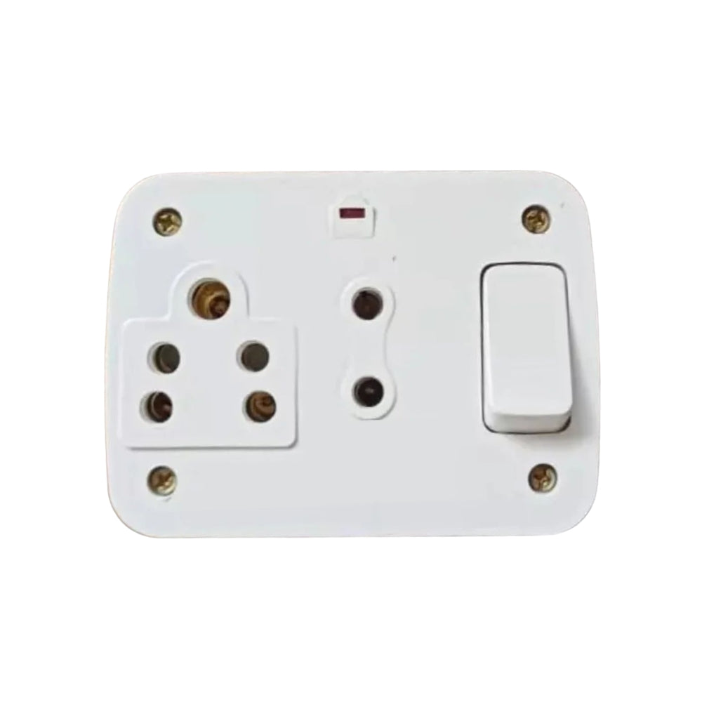 Power Gang Box Socket+Switch Electrical Junction Board