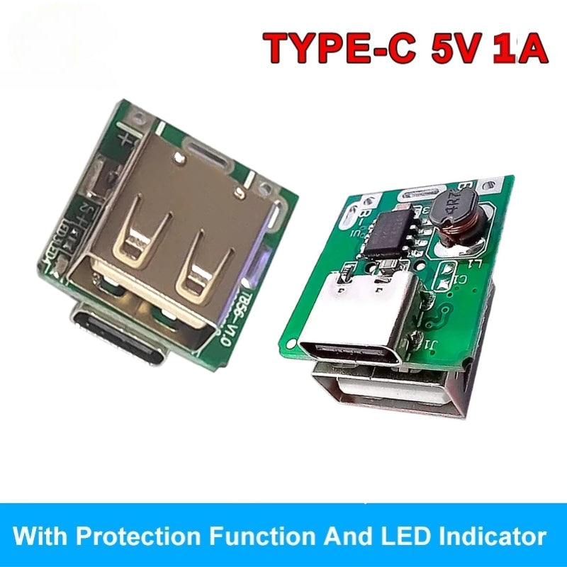 Up-Down Dual USB Step-Up Mini Power Bank Module